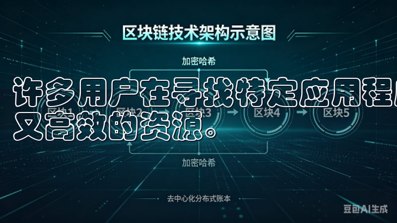 许多用户在寻找特定应用程序时，常常希望能够访问一个既安全又高效的资源。